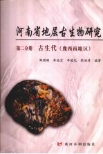 河南省地层古生物研究  第2分册  古生代（豫西南地区） 封面