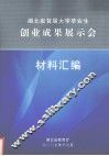 湖北省首届大学毕业生  创业成果展示会  材料汇编 封面
