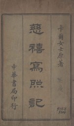 慈禧写照记 封面