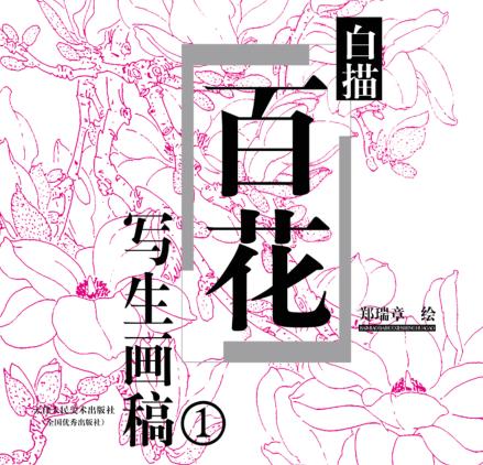 白描百花写生画稿  1 封面