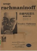 拉赫玛尼诺夫音画练习曲  Op.33 Nos.1-8 Op.39 Nos.1-9 封面