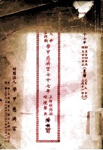 台湾开基祖庙保生大帝学甲慈济宫77Ian绕境祭典上白礁褐祖资料册 封面