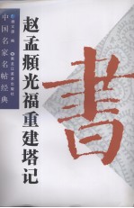赵盂頫光福重建塔记 封面
