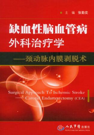 缺血性脑血管病外科治疗学  颈动脉内膜剥脱术 封面