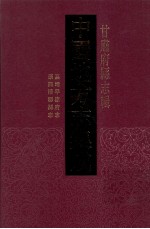 中国地方志集成  甘肃府县志辑  13  康熙渭源县志  民国平凉县志  嘉靖平凉府志 封面