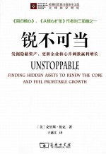 锐不可当  发掘隐蔽资产，更新企业核心并刺激赢利增长 封面