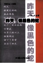 昨天，像黑色的蛇 封面