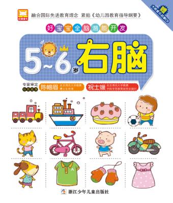 好宝宝全脑潜能开发  右脑  5-6岁 封面