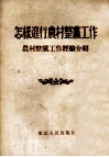怎样进行农村整党工作  农村整党工作经验介绍 电子书封面