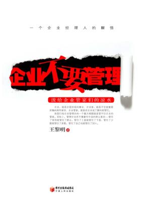 企业不要管理 封面