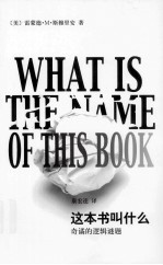 这本书叫什么？  奇谲的逻辑谜题 封面