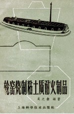 轮窑烧制粘土质耐火制品 封面