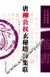 唐柳公权玄秘塔碑集联  名家碑帖精选  古今书法对照 封面