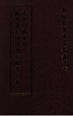 新编世界佛学名著译丛  第14册  梵藏汉和四译对校翻译名义大集梵藏索引 封面
