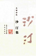 沙汀集 封面