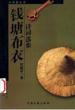 钱塘布衣诗词选集 封面