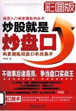 炒股就是炒盘口  两星期炼成盘口实战高手  彩图版 电子书封面