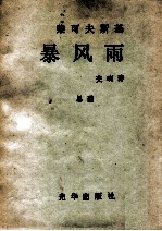 柴可夫斯基：暴风雨 封面