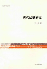 唐代试赋研究 封面