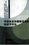中国农业和能源安全的经济学评论 封面