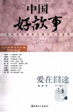 中国好故事  爱在囧途 封面