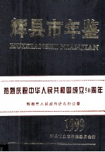 辉县市年鉴  1999 封面