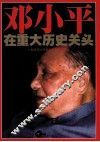 邓小平在重大历史关头  纪念邓小平南方谈话20周年 封面