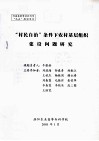 村民自治条件下农村基层组织建设问题研究 封面