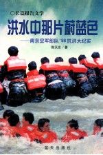 洪水中那片蔚蓝色：南京空军部队&#039;98抗洪大纪实 封面