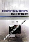 贵州下寒武统含多金属元素黑色页岩系成因及应用矿物学研究 封面