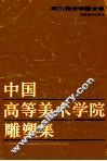 中国高等美术学院雕塑集-四川美术学院分卷 封面