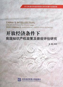 开放经济条件下我国知识产权政策及绩效评估研究 封面