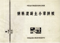 钢筋混凝土小梁拱板 封面