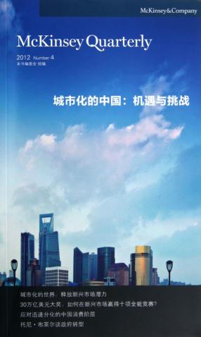 城市化的中国  机遇与挑战 封面