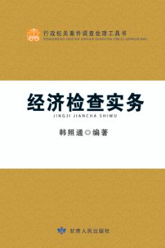 经济检查实务  行政机关案件调查处理工具书 封面