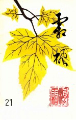 霜枫诗刊  第21期 封面
