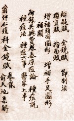 翁仲仁先生痘科金镜赋  卷2 封面