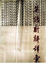 英语新辞辞汇 封面