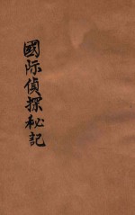 国际侦探秘记 封面