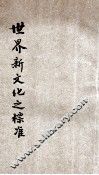 世界新文化之标准 封面