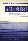 龙羊峡水电站  重大工程地质问题研究 封面