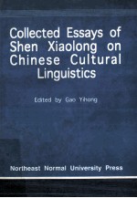 申小龙文化语言学译文集  英文版 封面