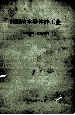 美国的半导体硅工业 封面