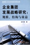 企业集团发展战略研究  规模、结构与效益 封面