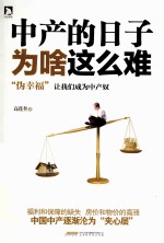 中产的日子为啥这么难 封面