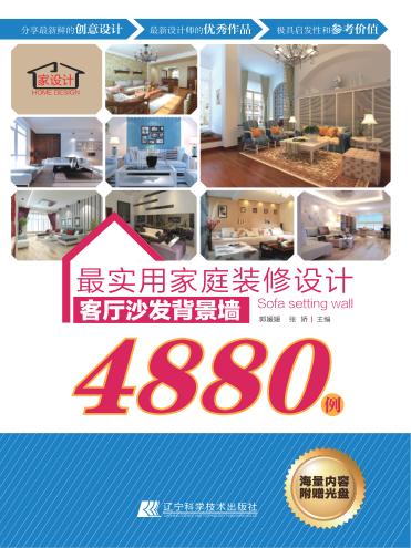 最实用家庭装修设计4880例  客厅沙发背景墙 封面