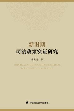 新时期司法政策实证研究 封面
