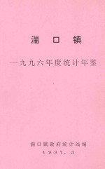 湍口镇一九九六年度统计年鉴 封面