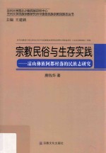 宗教民俗与生存实践  凉山彝族阿都村落的民族志研究 封面