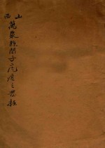 山西万泉县阎子疙瘩汉汾阴后土祠遗址之发掘 封面